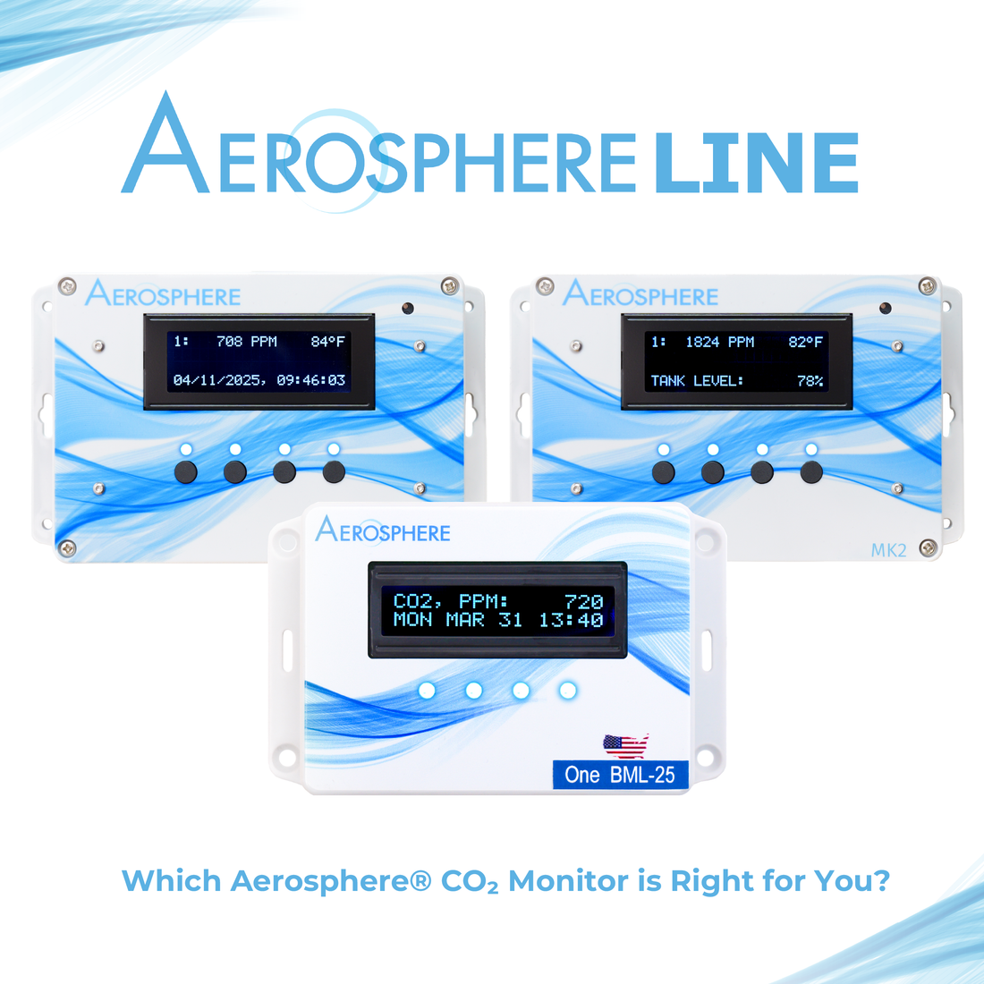 How to Choose the Right Aerosphere® CO2 Monitor for Your Facility