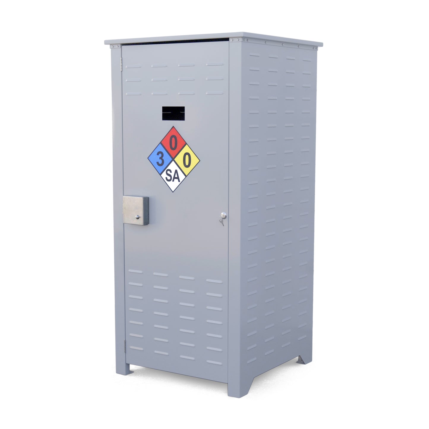 CO2 Tank Cabinet with Sign, Key, & Fill Box