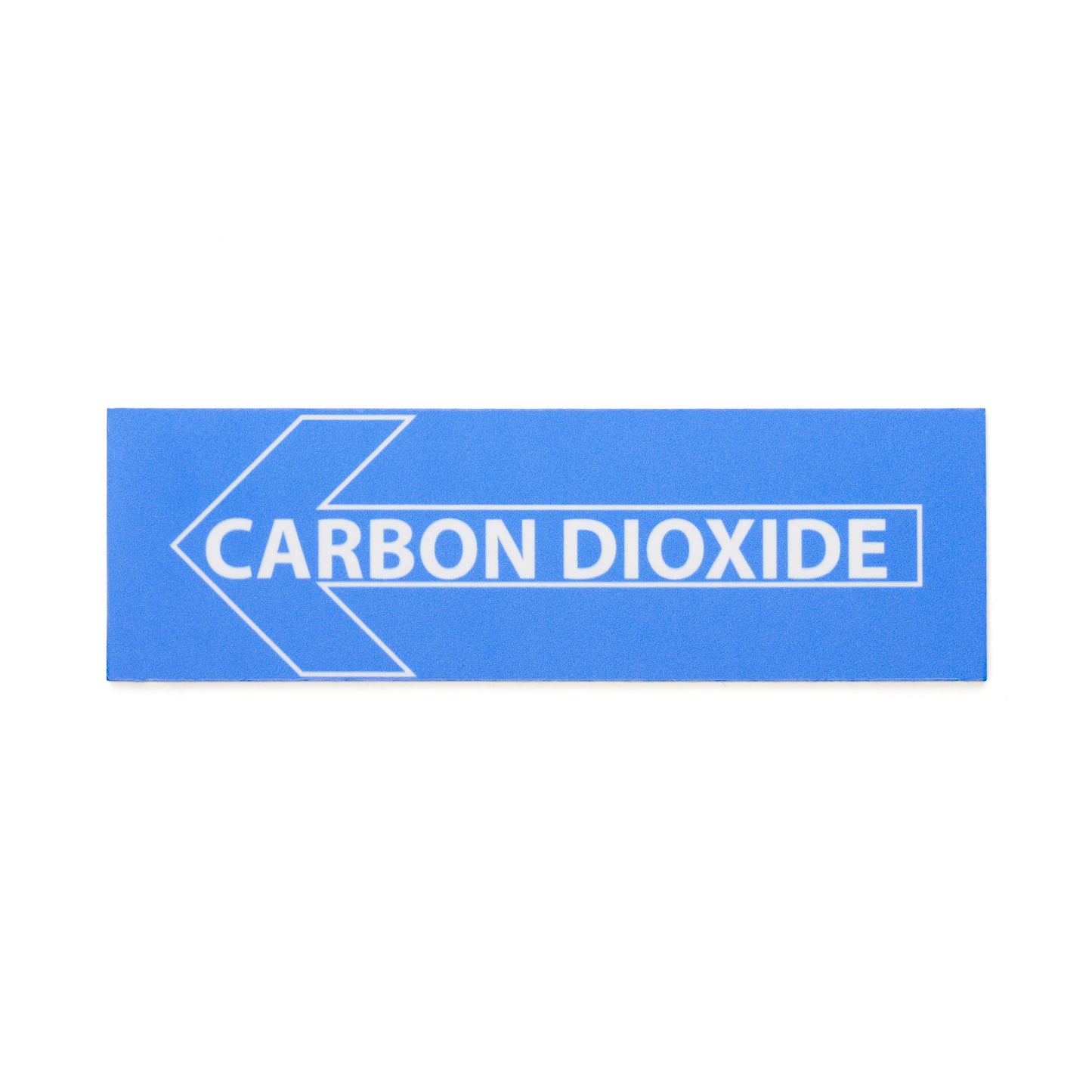 Carbon Dioxide Arrow Sign