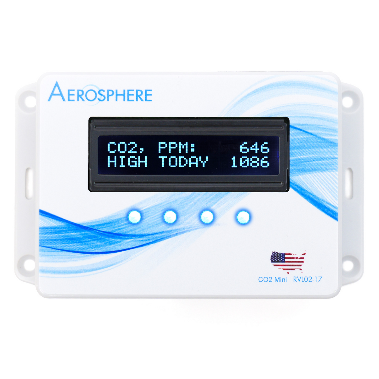Aerosphere® CO2 Indoor Air Quality Monitor Unit for Industrial Safety