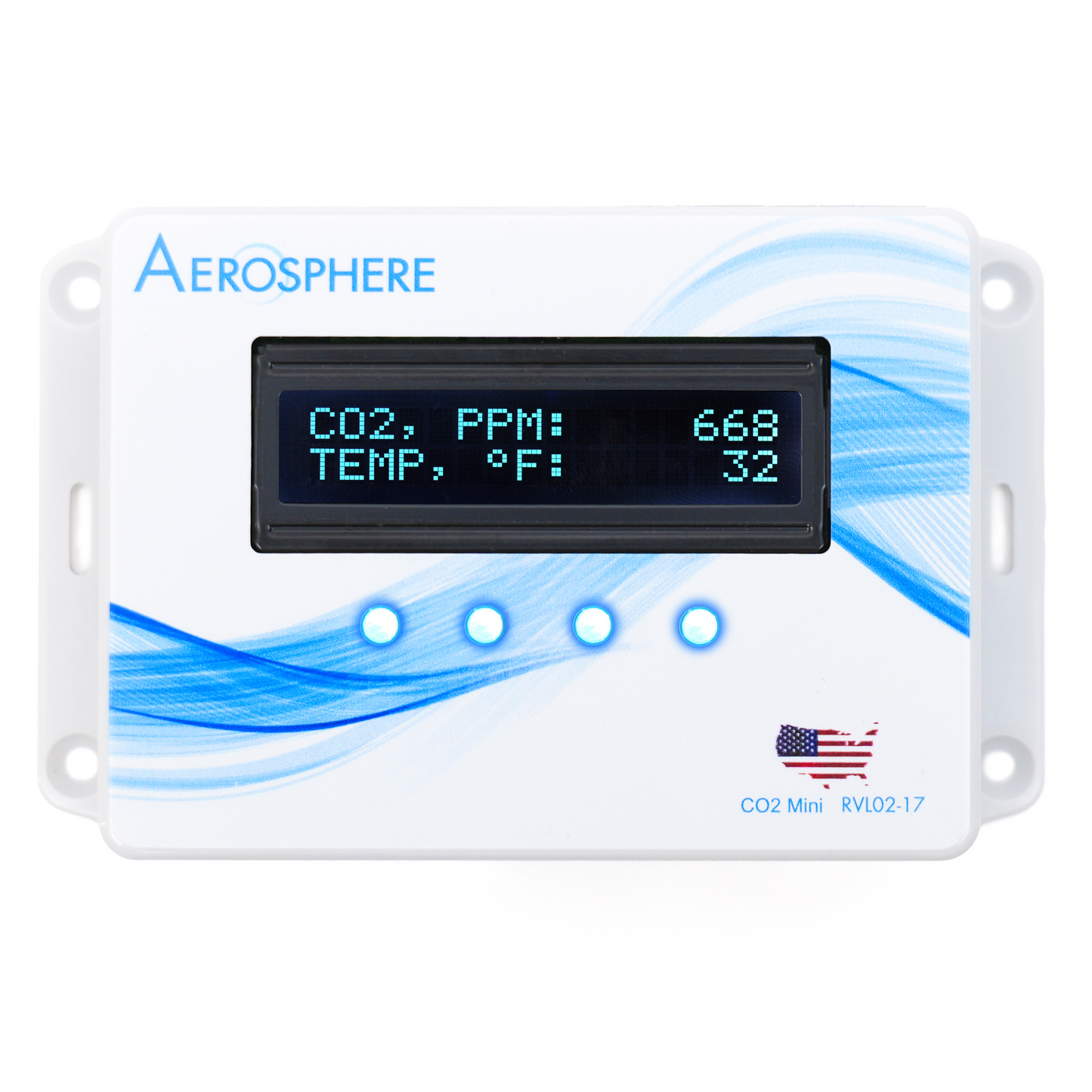 Aerosphere® CO2 Secondary Unit for Gas Leak Detection and Industrial Safety