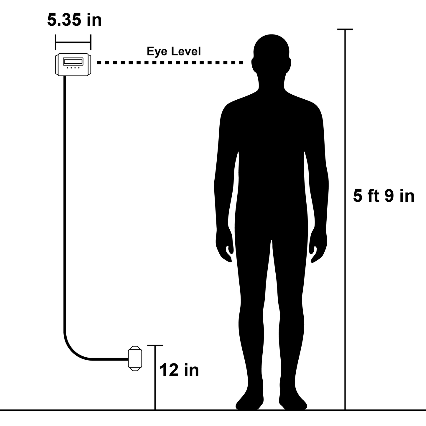 Aerosphere® Secondary Unit CO2 Gas Leak Detection System Full Body Diagram