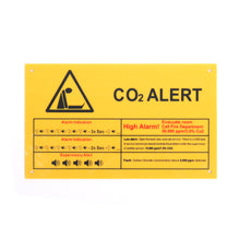 Aerosphere® CO2 Gas Leak Alarm Level Sign