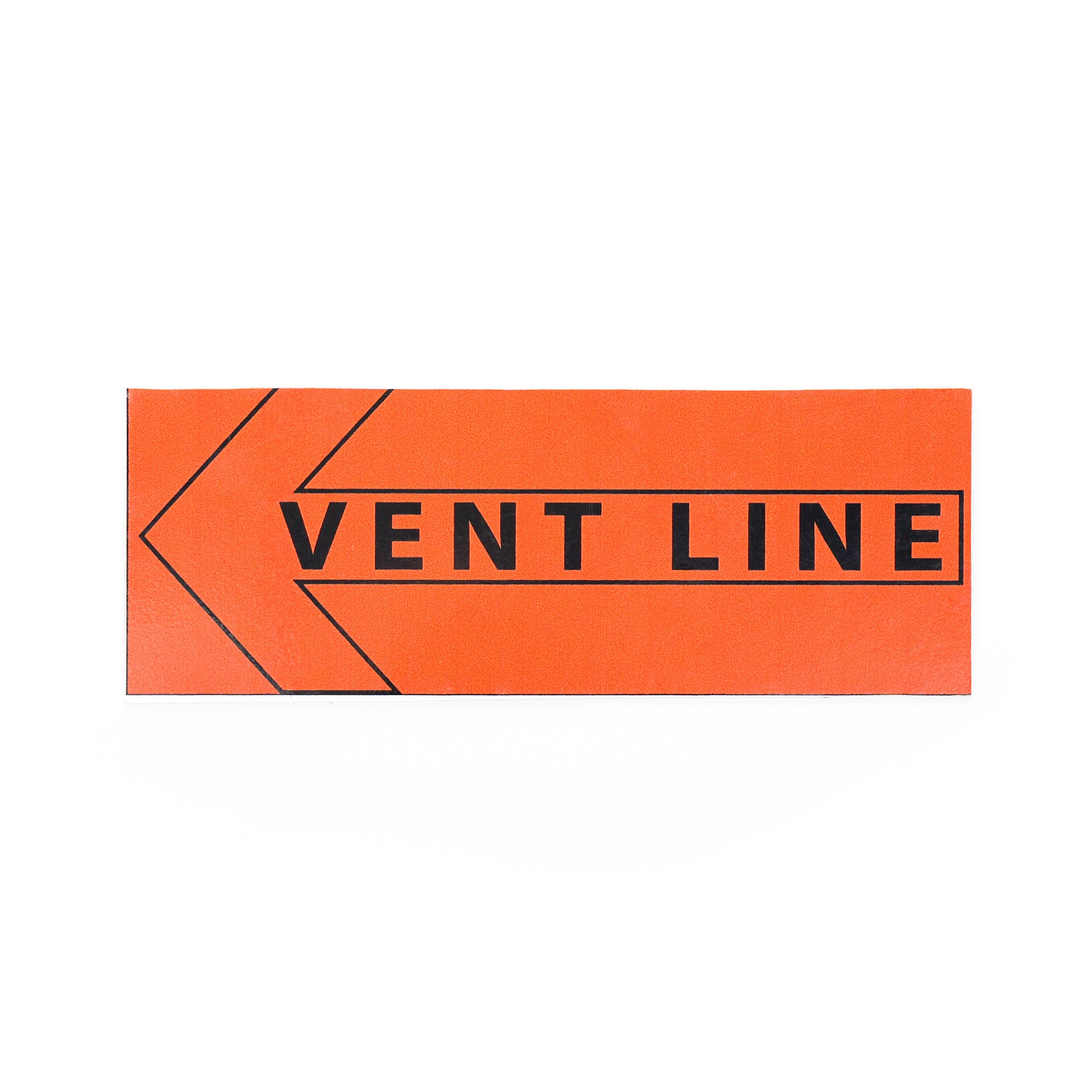 Vent Line Directional Sign – Double-Sided Safety Board for CO2 Systems ...