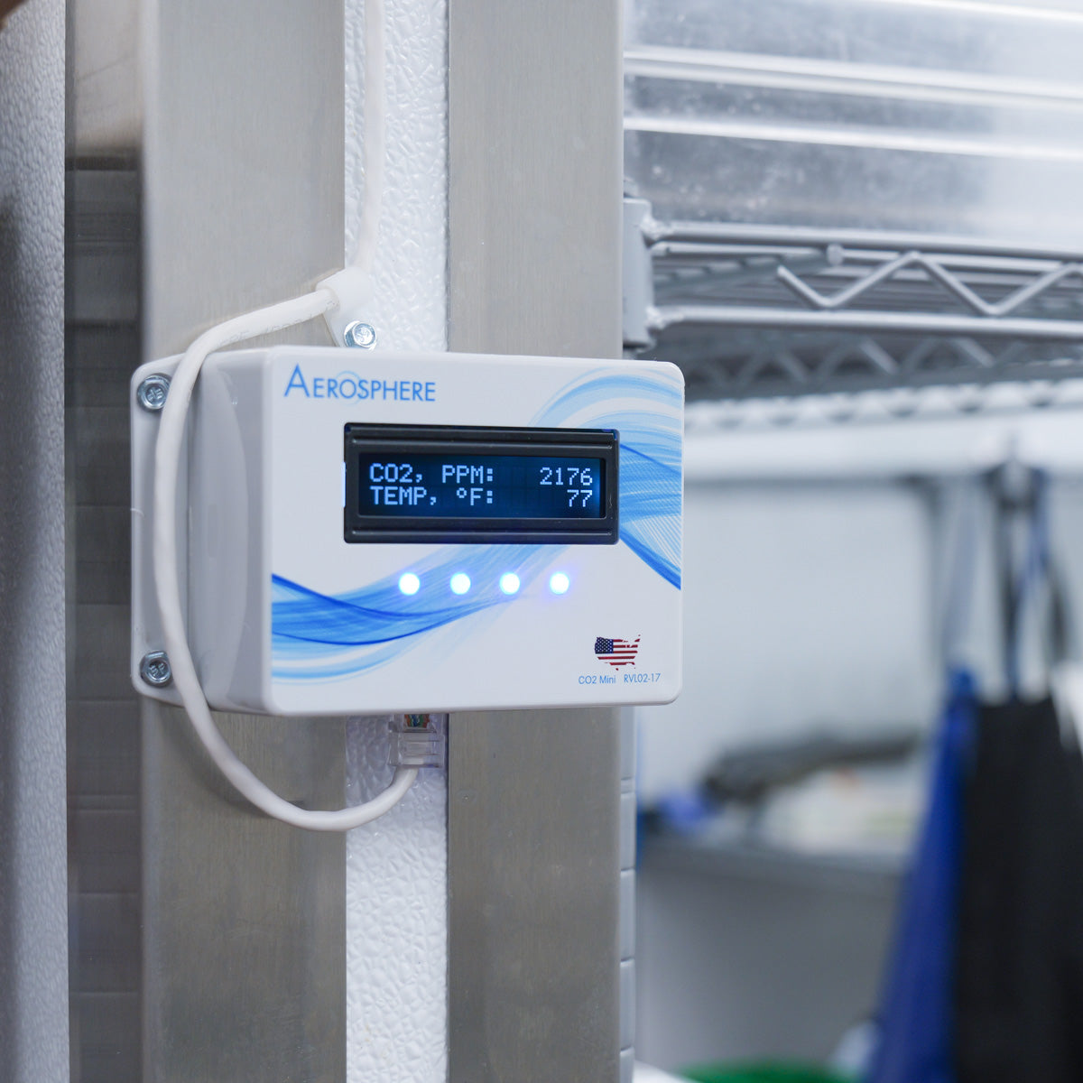 Aerosphere Monitor in Restaurant